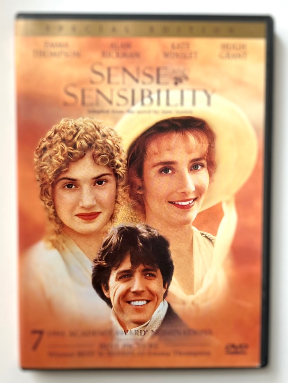 Sense And Sensibility Golden Globe Oscar Winner DVD Emma Thompson Alan Rickman